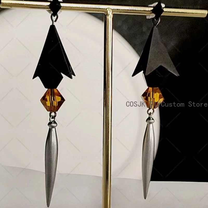 Prop De Cosplay - Juego Genshin Impact Zhongli Cosplay pendientes