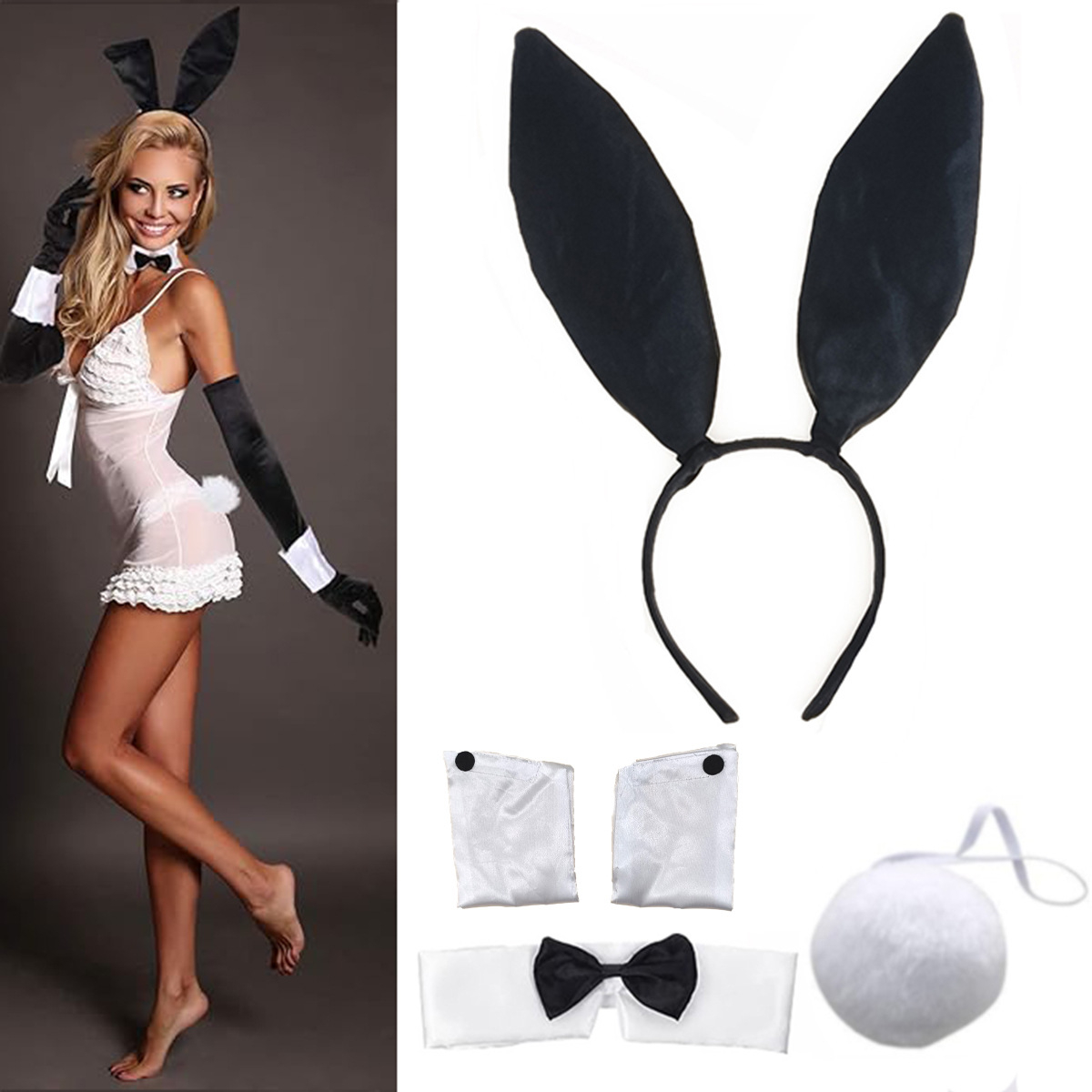 Cosplay Prop Bow - Set de 5 Piezas de Disfraz