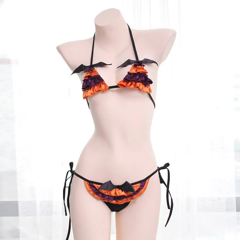 Cosplay Bat Prop - Lencería Sexy Gótica de Murciélago para