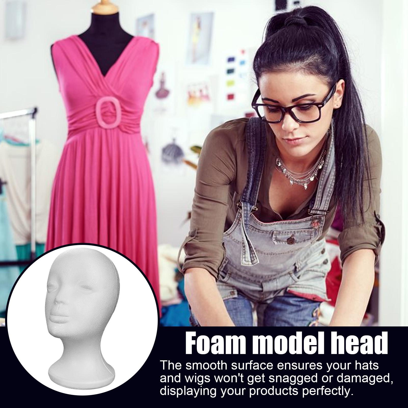 Cabeza de peluca de espuma, mo - Cosplay Prop Foam reseña y precio