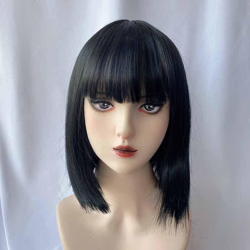 Peluca recta para mujer con fl - Wig Fiber Net reseña y precio