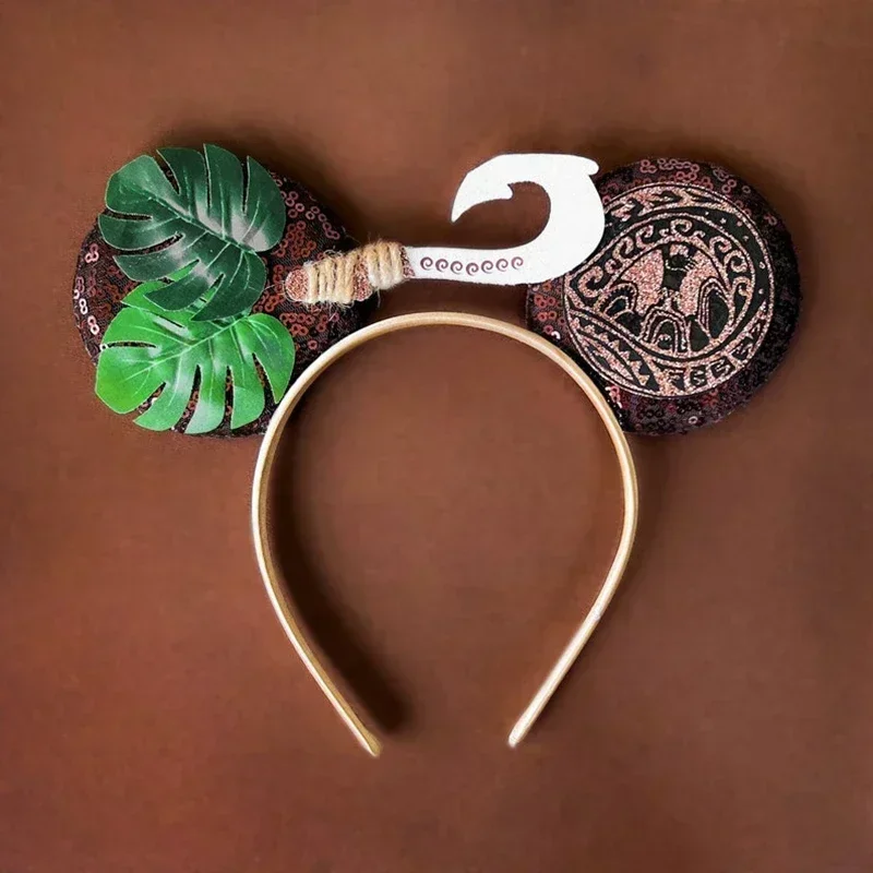 Diadema con 2 orejas de Moana  - Cosplay Prop Bow reseña y precio