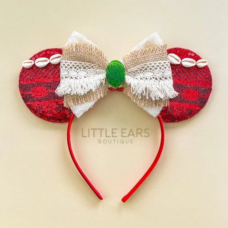 Diadema con 2 orejas de Moana  - Cosplay Prop Bow reseña y precio