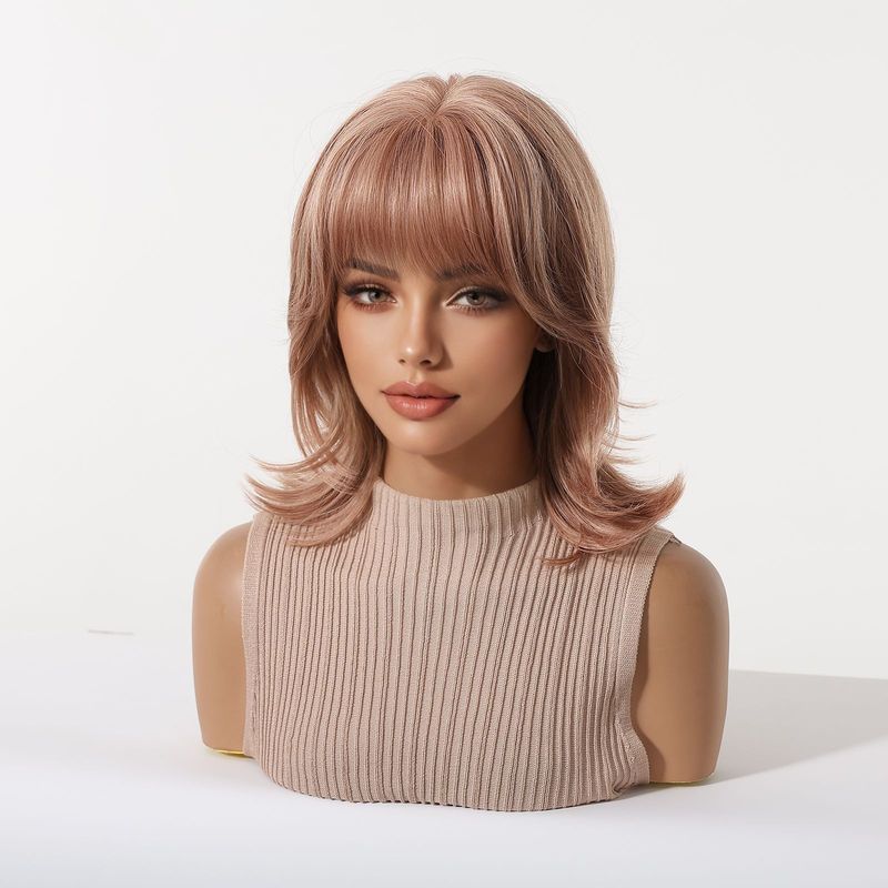 Peluca de mujer con flequillo, - Wig Fiber Net reseña y precio