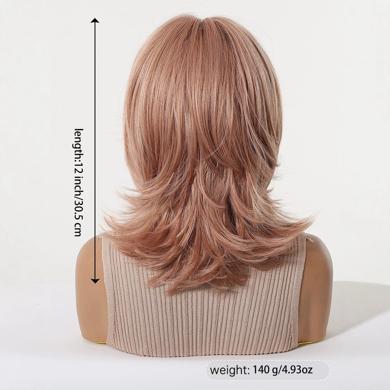 Peluca de mujer con flequillo, - Wig Fiber Net reseña y precio
